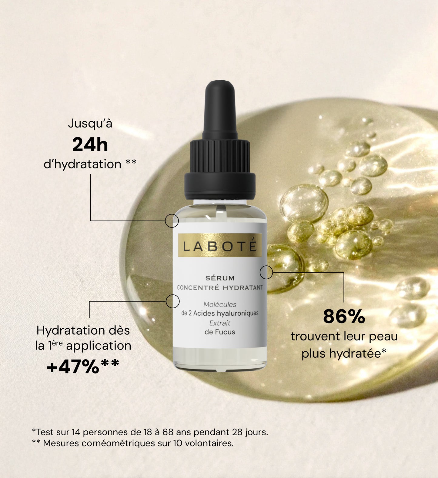 Sérum concentré hydratant - Laboté