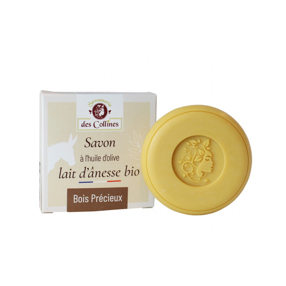 Savon lait d'ânesse bio bois précieux 50g