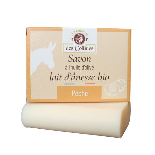 Savon lait d'ânesse pêche 100g
