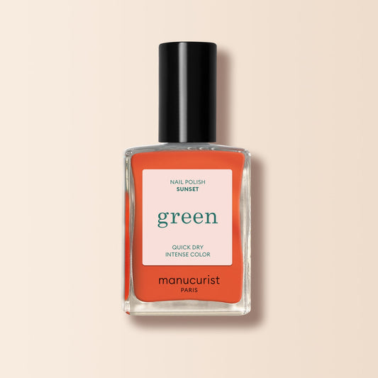 Green sunset