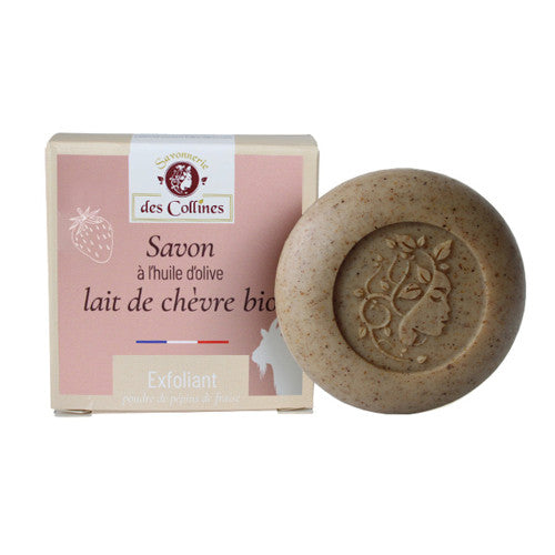 Savon au lait de chèvre Exfoliant - La Savonnerie des Collines