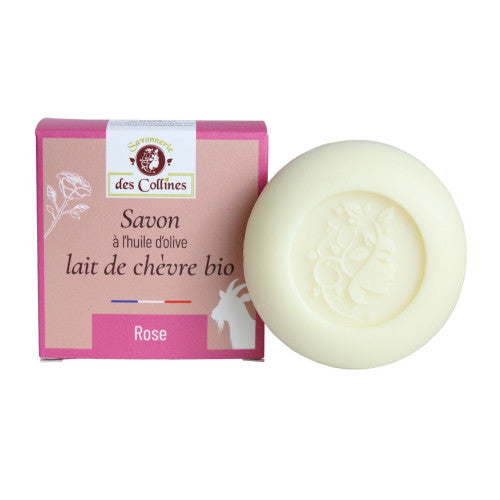 Savon au lait de chèvre rose