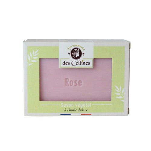 savon végétal rose