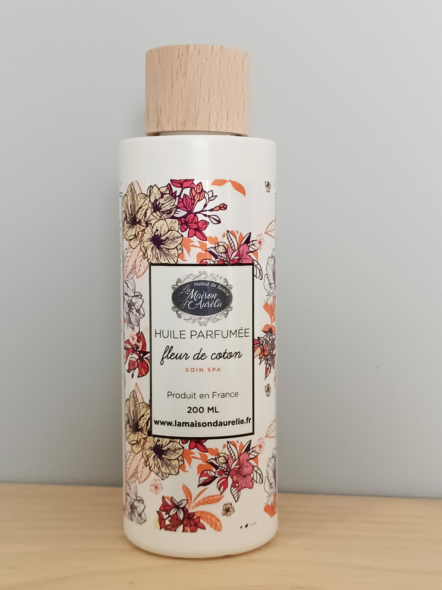 Huile parfumée fleur de coton - La Maison d'Aurélie