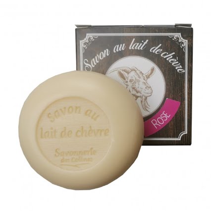Savon au lait de chèvre rose